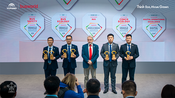 Yutong lanseeraa EV Long-Life -teknologian Busworld Europe 2025 -messuilla ja voittaa seitsemän merkittävää palkintoa Yutong lanseeraa EV Long-Life -teknologian Busworld Europe 2025 -messuilla ja voittaa seitsemän merkittävää palkintoa
