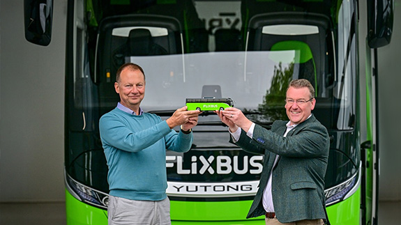 2 000:s Yutong Isossa-Britanniassa on FlixBus GT12 Ensimmäiselle Bussille Länsi-Englannissa