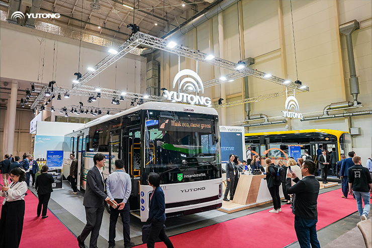 Yutong esittelee uuden sukupolven akkukäyttöisen sähköisen kaukoliikennebussin IC12E UITP-huippukokouksessa Hampurissa 2025, korostaen sähköistymisen innovaatioita