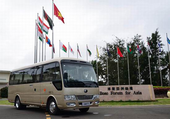 Yutong T7 serve Boao Forum for Asia 2017 Yutong T7 serve Boao Forum for Asia 2017