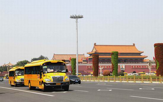 Bejing Canadian International School repurchases 100 Yutong school buses Bejing Canadian International School repurchases 100 Yutong school buses
