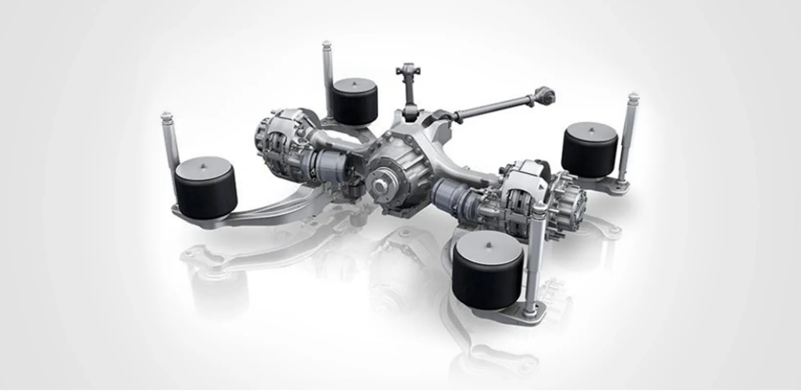 Highly stable airbag suspension system